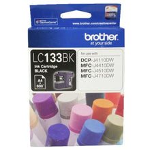 LC133BK Brother Black Ink Cartridge - TonerMax