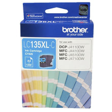 LC135XLC Brother Cyan Ink Cartridge - TonerMax