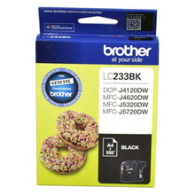 LC233BK Brother Black Ink Cartridge - TonerMax